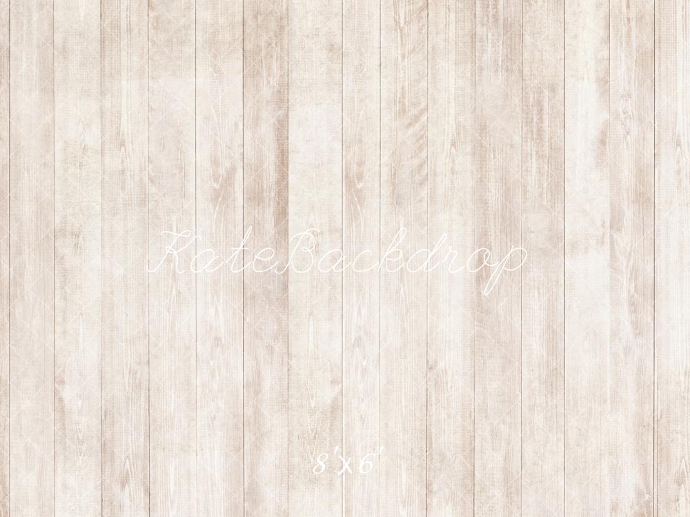 Kate Light Wood Vintage Wall Fleece Backdrop Designed by Emetselch - Kate Backdrop AU