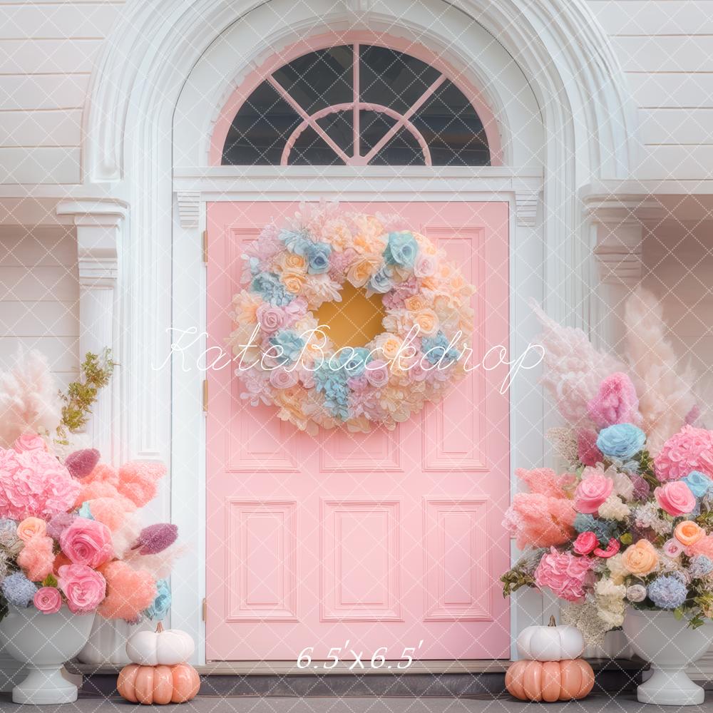 Kate Flowers Pink Door Backdrop Designed by Mini MakeBelieve - Kate Backdrop AU
