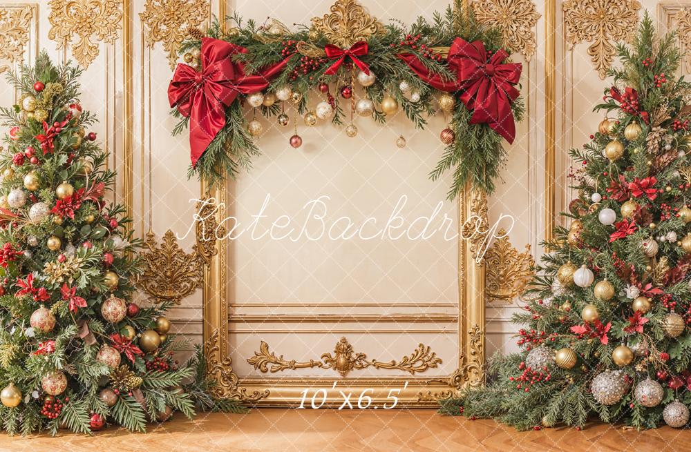 Kate Retro Christmas Trees Backdrop Designed by Emetselch
