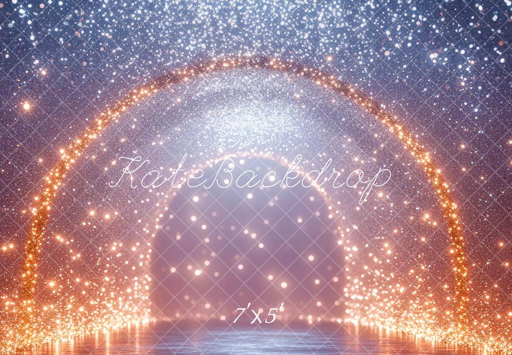 Kate Glitter Arched Lights Sparkle Backdrop Designed by Mini MakeBelieve - Kate Backdrop AU