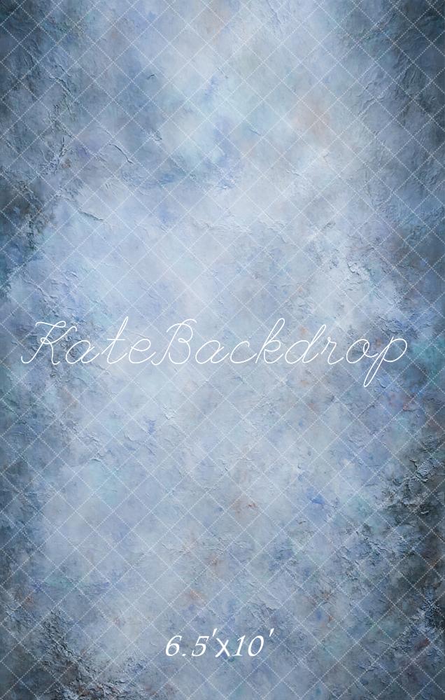 Kate Blue Abstract Texture Fleece Backdrop Designed by GQ