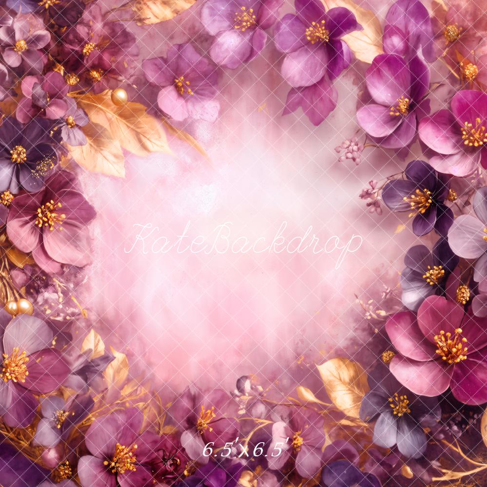 Kate Floral Newborn Backdrop Designed by GQ