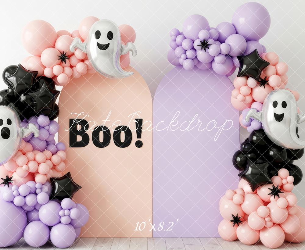 Kate Halloween Ghost Boo Party Arch Backdrop Designed by Patty Roberts