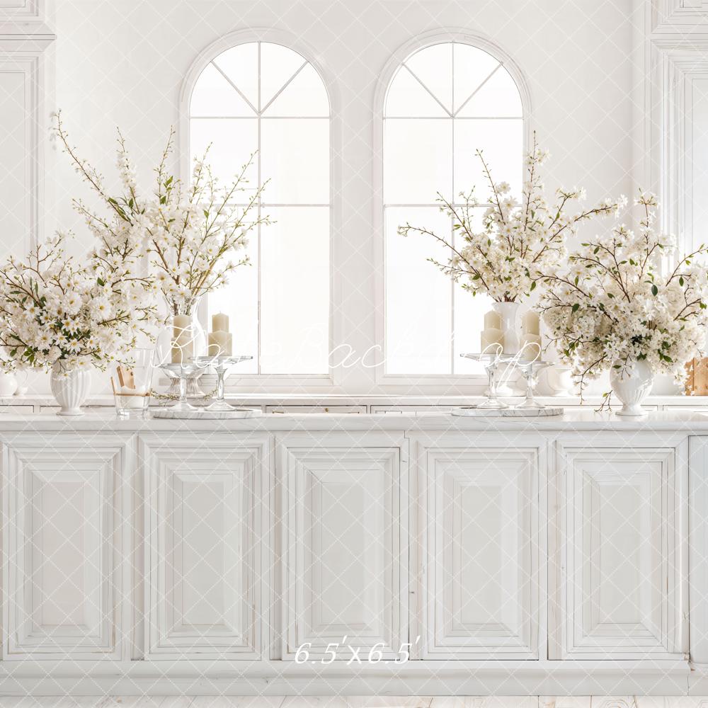Kate White Cabinet Window Backdrop Designed by Emetselch