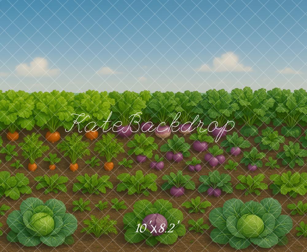 Kate Vegetable Garden Backdrop Designed by Megan Leigh - Kate Backdrop AU