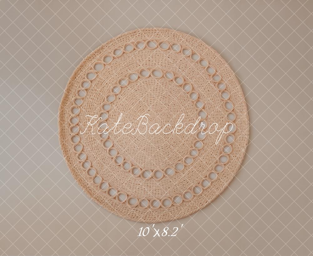 Kate Boho Circle Beige Backdrop Designed by Kate Image - Kate Backdrop AU
