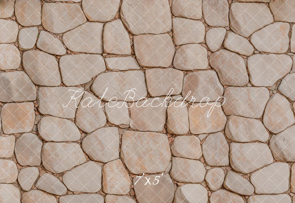 Kate Cobblestone Stone Wall Backdrop Designed by Emetselch