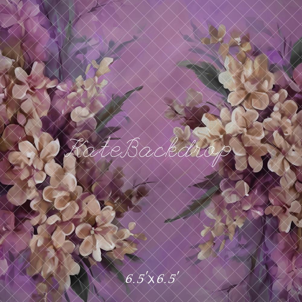 15% OFF Kate Purple Flower Fine Art Backdrop Designed by GQ