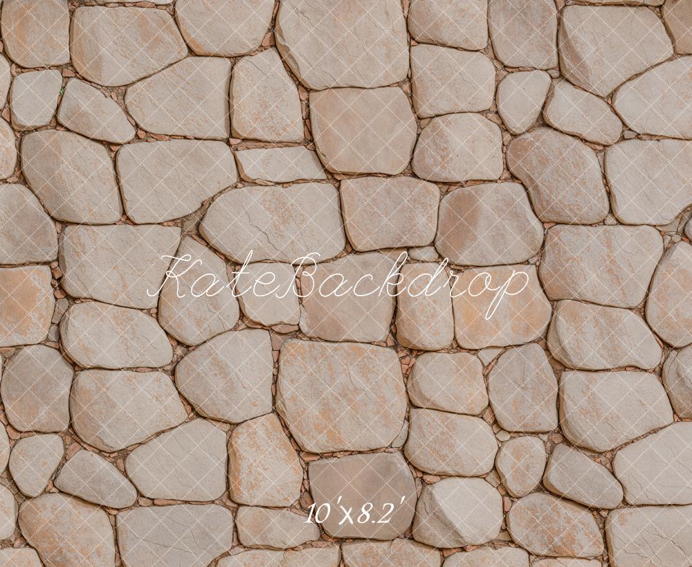 Kate Cobblestone Stone Wall Backdrop Designed by Emetselch