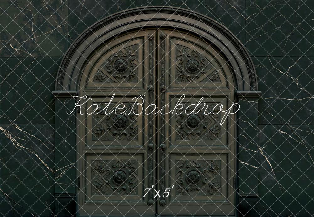 Kate Arched Ornate Door Marble Wall Backdrop Designed by Mini MakeBelieve