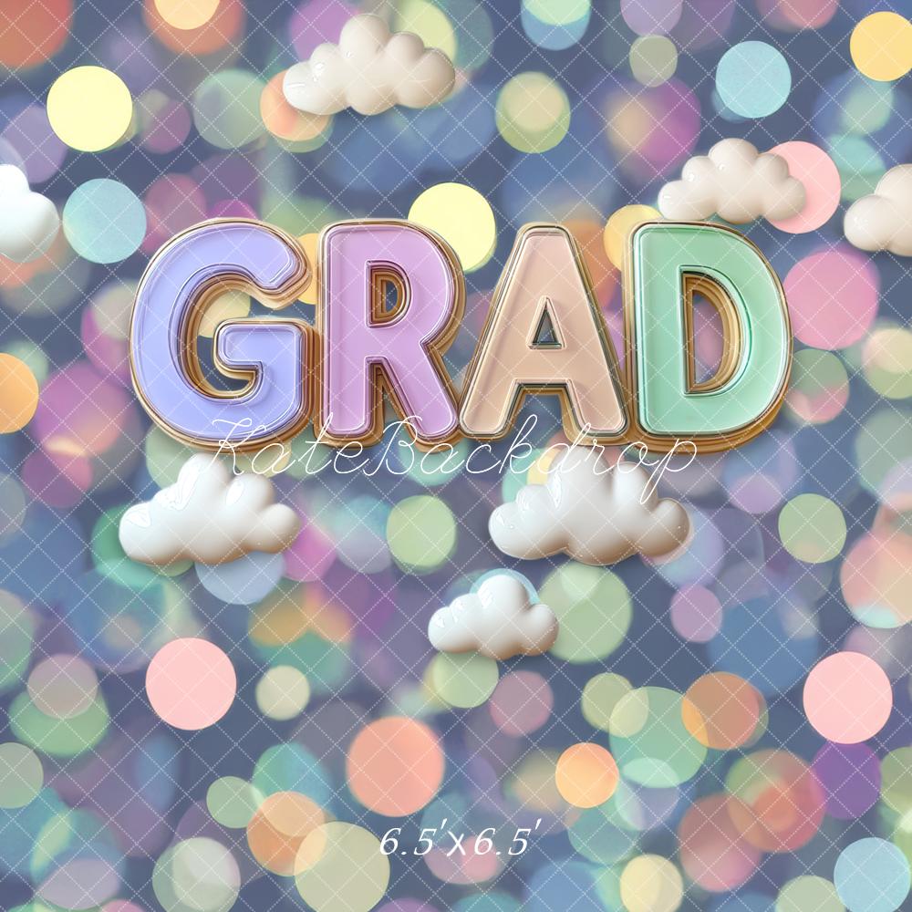 Kate Grad Colourful Bokeh Backdrop Designed by Mini MakeBelieve