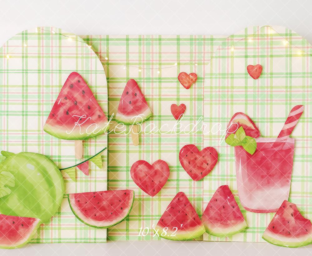 Kate Summer Watermelon Juice Backdrop Designed by Patty Roberts - Kate Backdrop AU