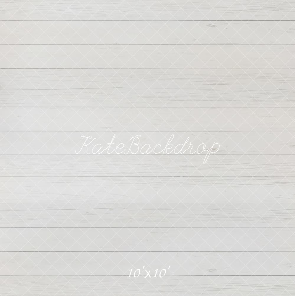 Kate White Wooden Panel Texture Backdrop Designed by Kate Image - Kate Backdrop AU
