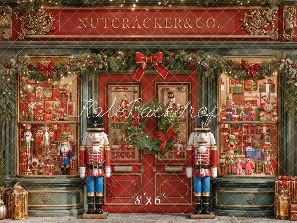 Kate Christmas Nutcracker Toy Shop Backdrop Designed by Emetselch