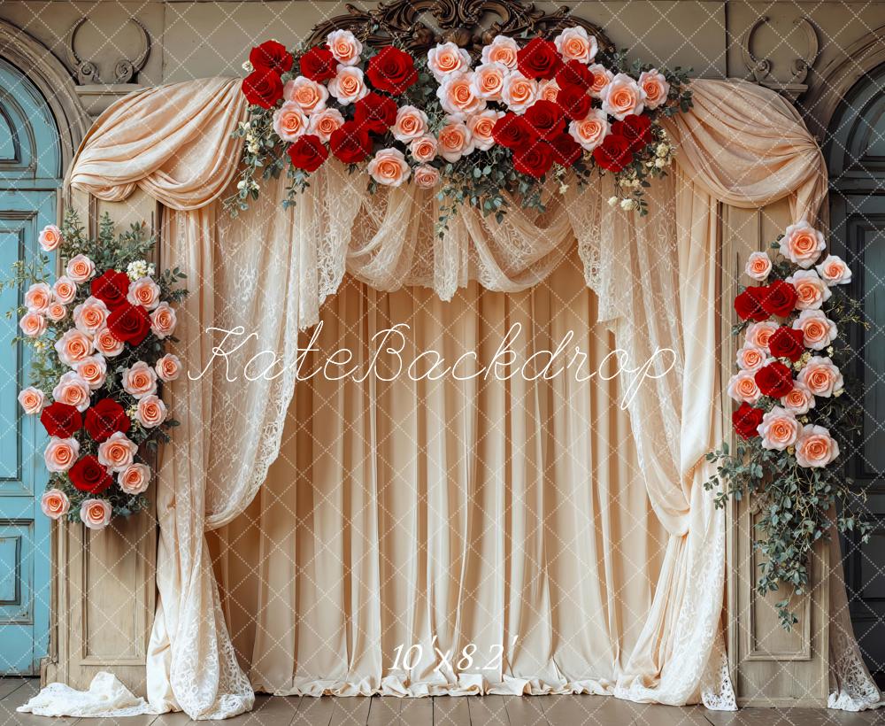 Kate Wedding Flower Drapes Backdrop Designed by Mini MakeBelieve