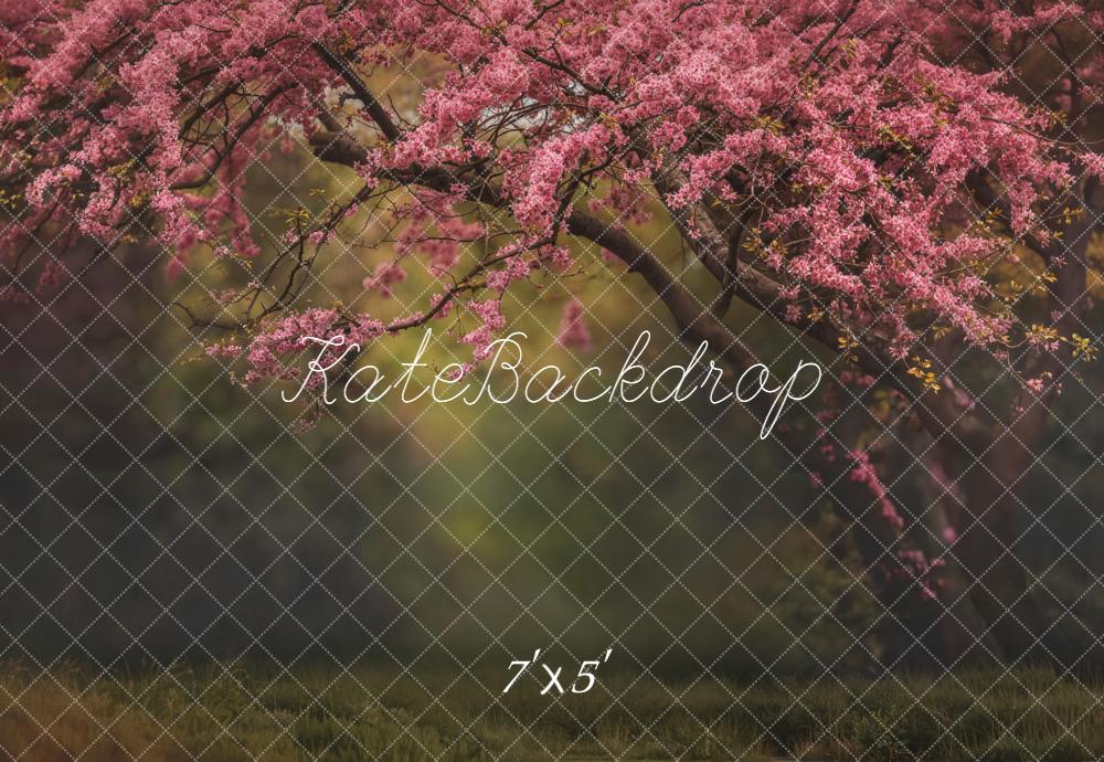 Kate Pink Flowering Tree Branches Backdrop Designed by Emetselch