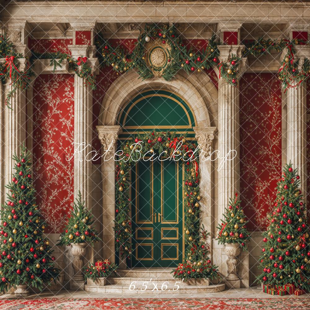 Kate Christmas Grand Entrance Backdrop Designed by Emetselch - Kate Backdrop AU