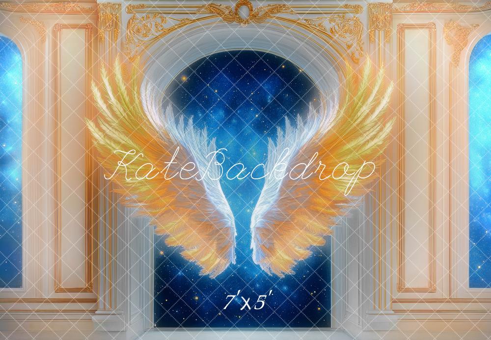 Kate Angel Wings Stars Backdrop Designed by Mini MakeBelieve - Kate Backdrop AU