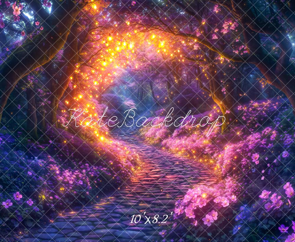 Kate Fairy Fantasy Cobblestone Path Backdrop Designed by Chain - Kate Backdrop AU