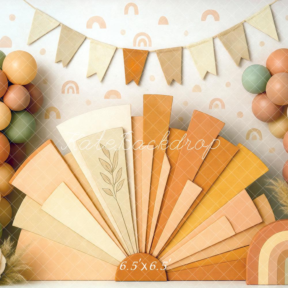 15% OFF Kate Boho Arch Balloons Cake Smash Backdrop Designed by Mini MakeBelieve - Kate Backdrop AU
