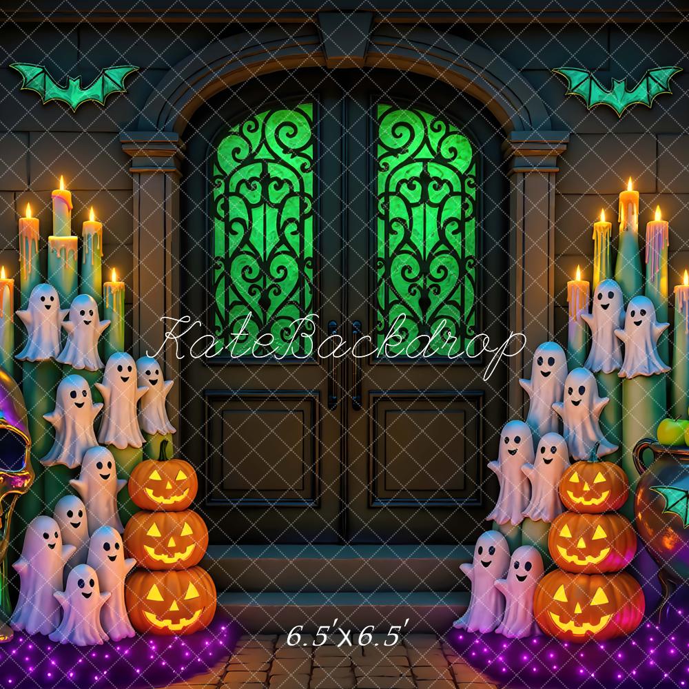 Kate Halloween Ghosts Skull Backdrop Designed by Mini MakeBelieve