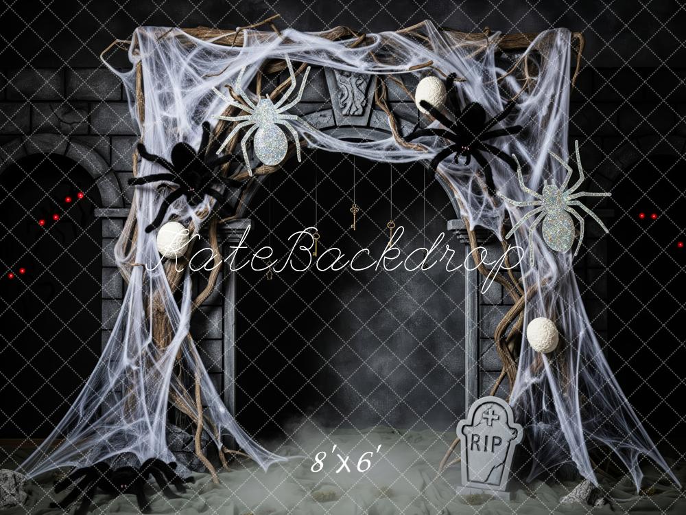 Kate Halloween Spider Webs Backdrop Designed by Patty Roberts