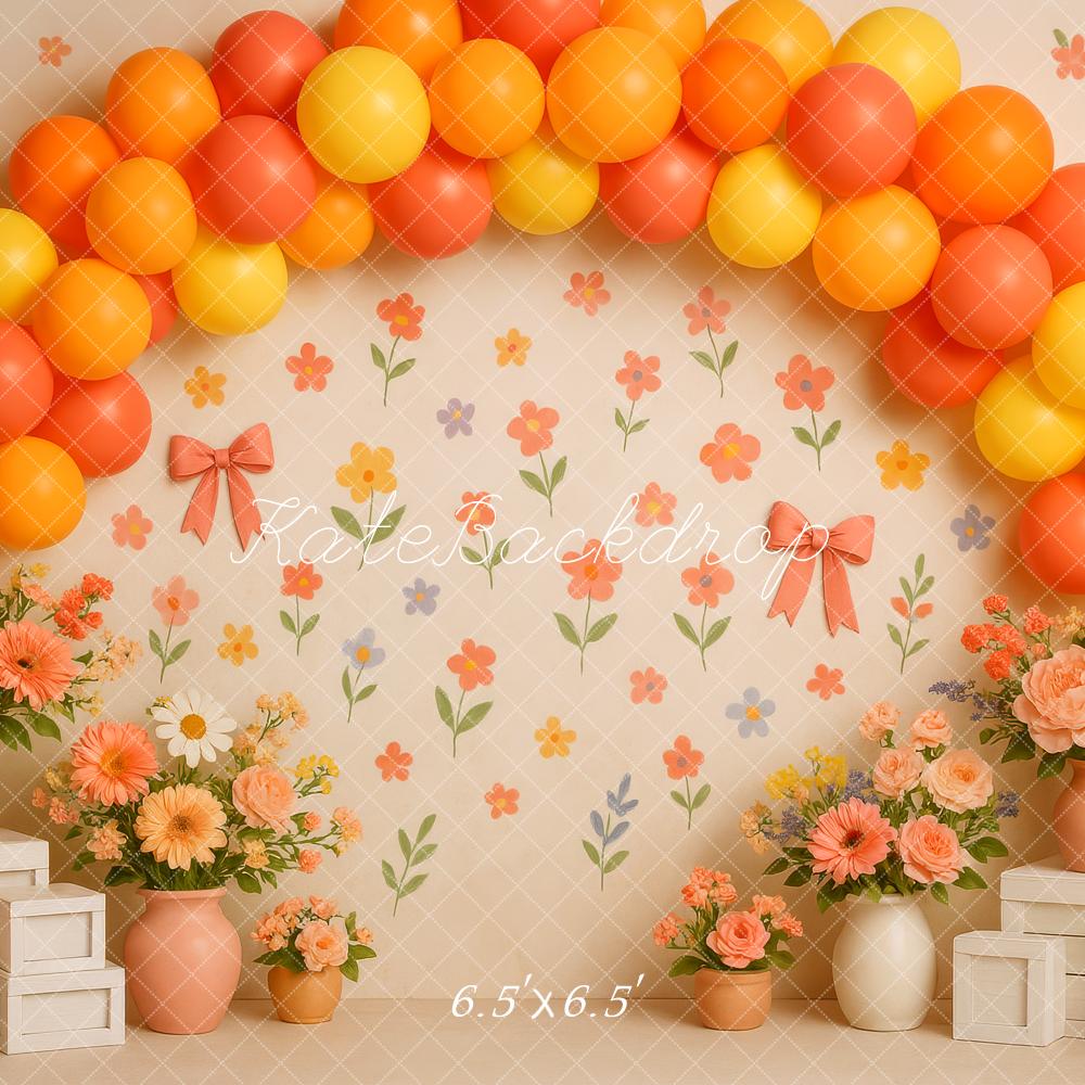 Kate Arch Balloons Flower Backdrop Designed by Patty Roberts