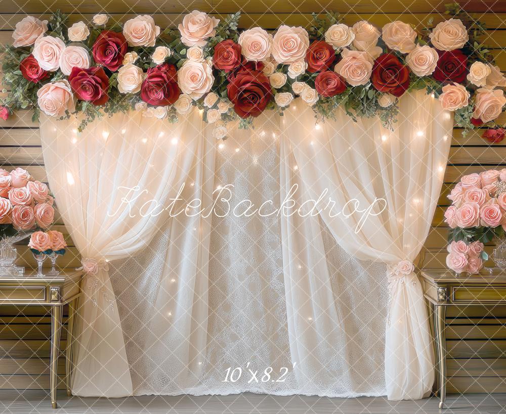 Kate Roses Wedding Backdrop Designed by Mini MakeBelieve - Kate Backdrop AU