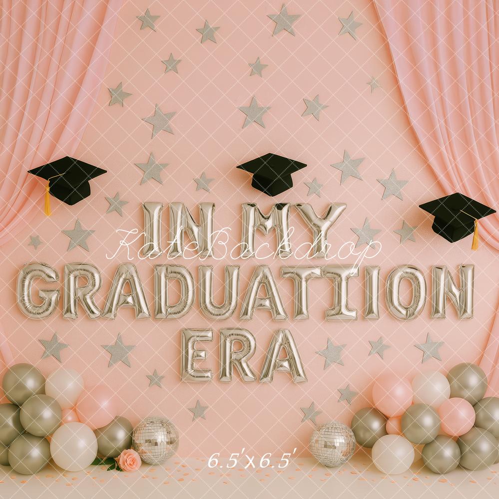 Kate Graduation Hats Balloons Stars Backdrop Designed by Patty Roberts