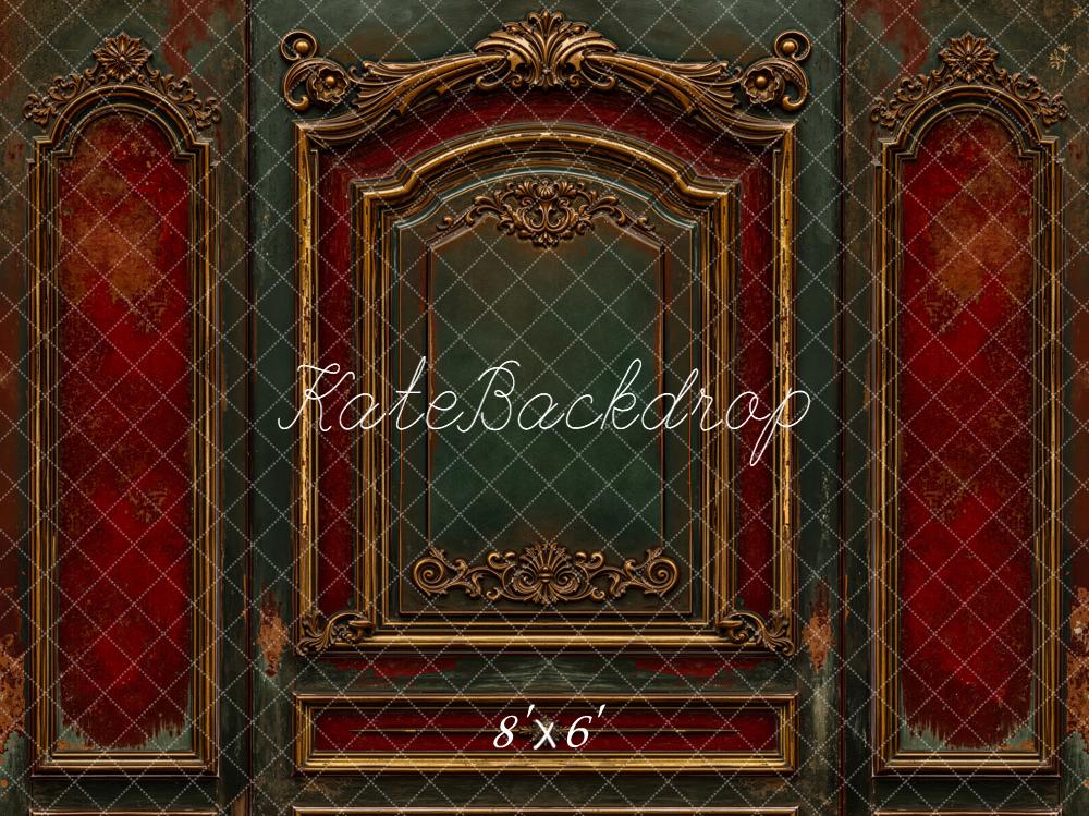 Kate Vintage Wall Gold Details Backdrop Designed by Emetselch - Kate Backdrop AU
