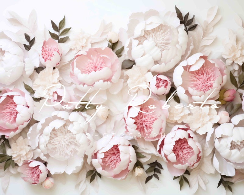 Kate Spring Flower Peonies Backdrop Designed by Patty Roberts