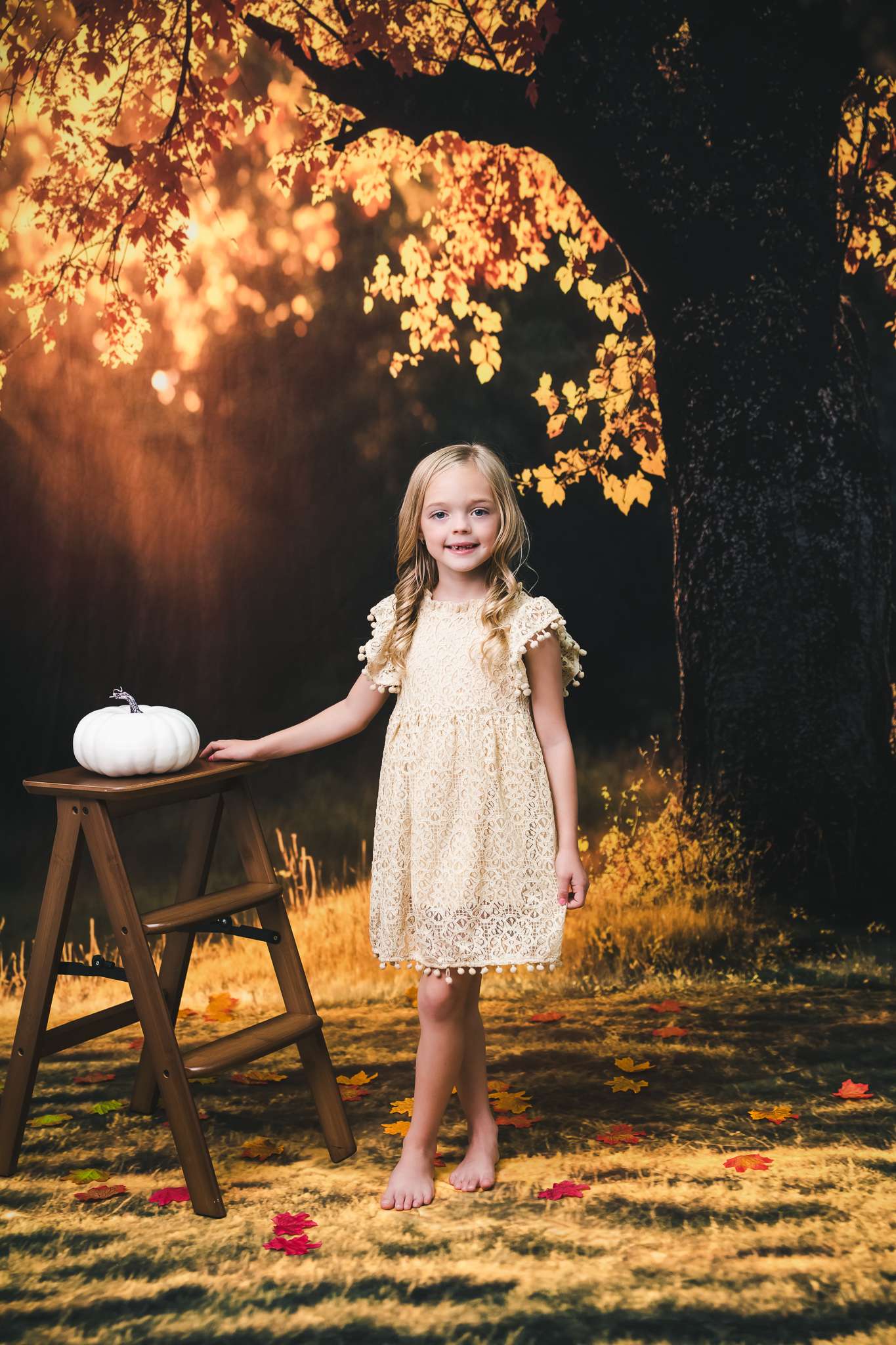 Kate Sweep Sunny Autumn Meadow Backdrop Designed by Chain