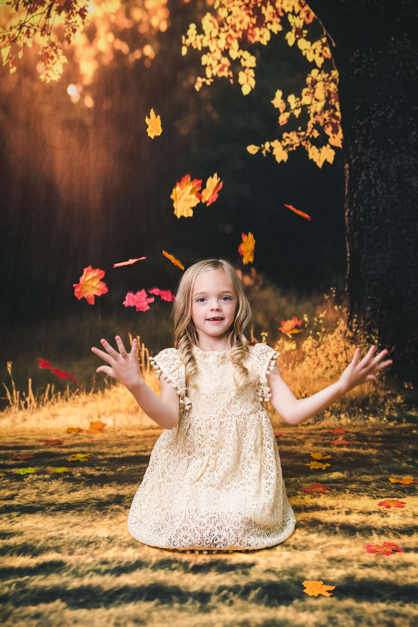 Kate Sweep Sunny Autumn Meadow Backdrop Designed by Chain