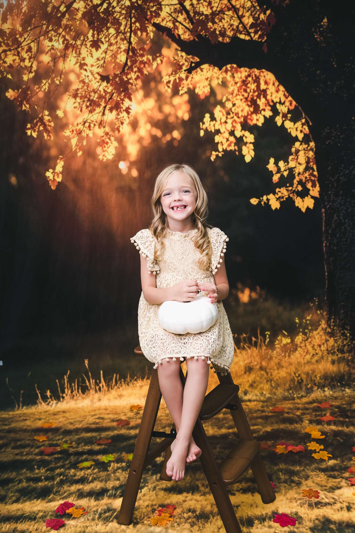 Kate Sweep Sunny Autumn Meadow Backdrop Designed by Chain