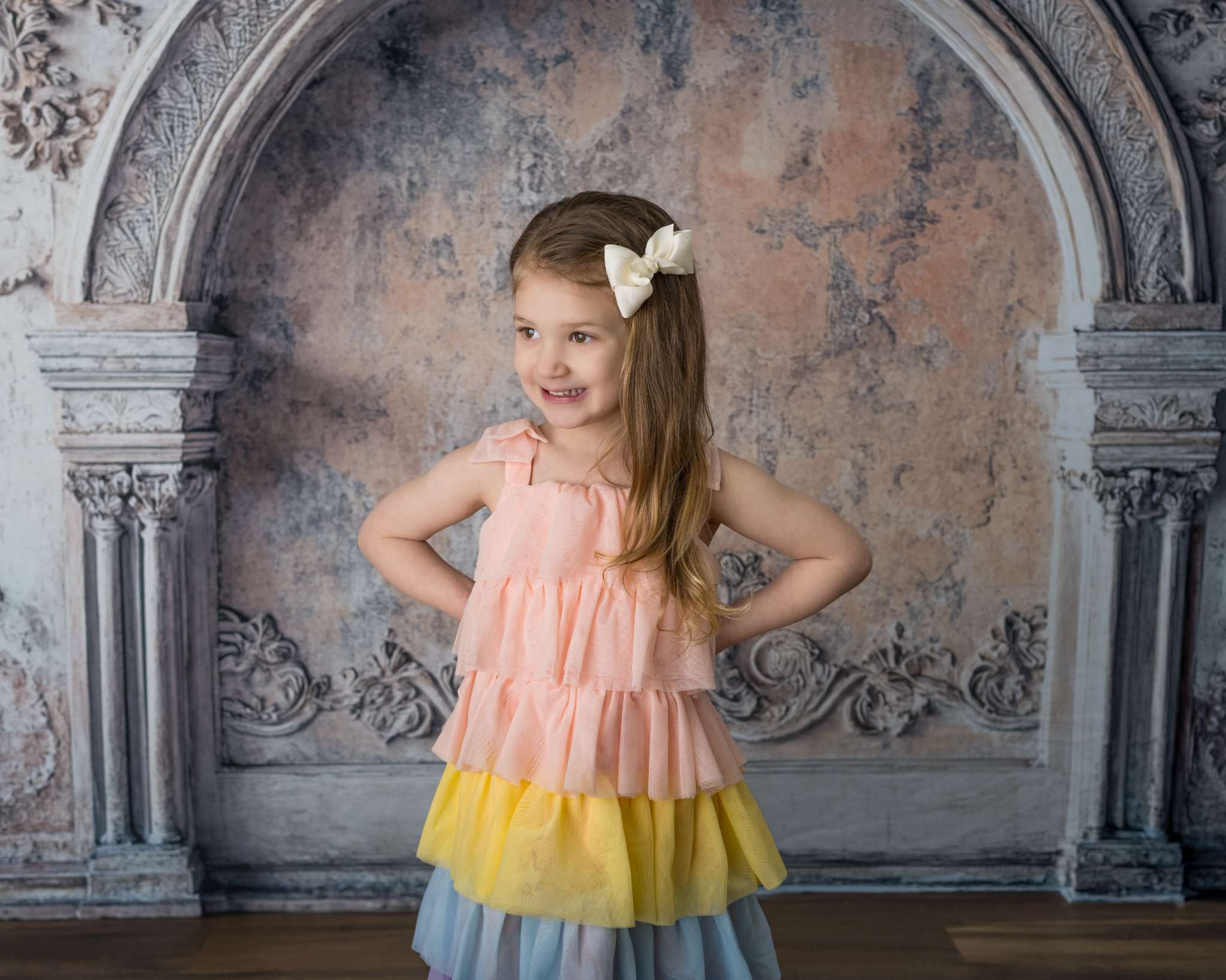 Kate Vintage Wall Arched Backdrop Designed by Mini MakeBelieve