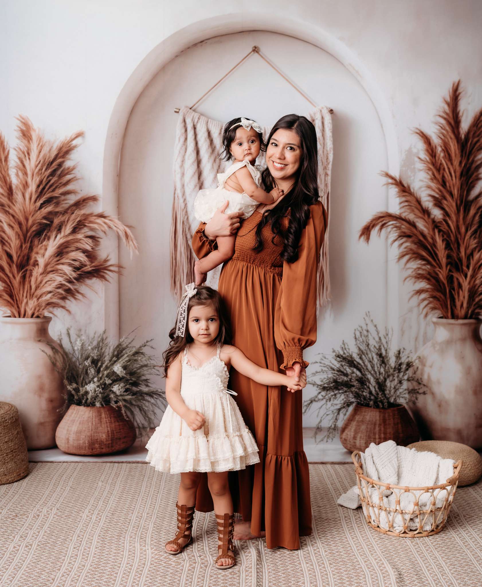 Kate Boho Arch Pampas Backdrop Designed by Emetselch