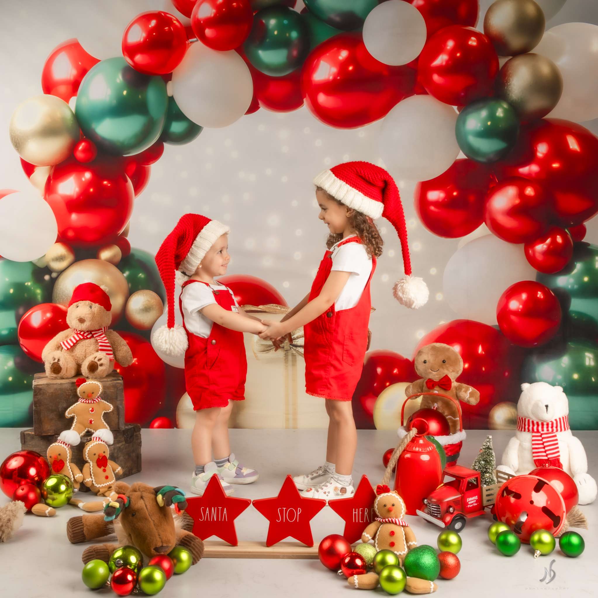 Kate Cake Smash Gift Box Balloon Bokeh Backdrop for Photography