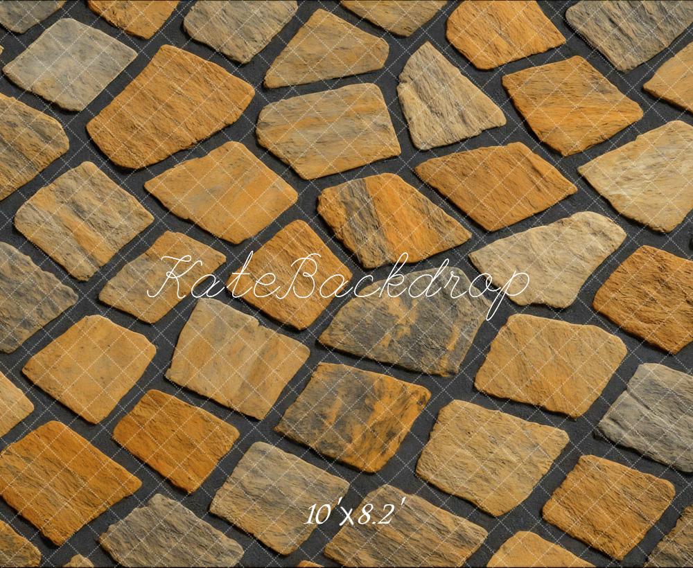 Kate Cobblestone Stone Pattern Backdrop Designed by Mini MakeBelieve