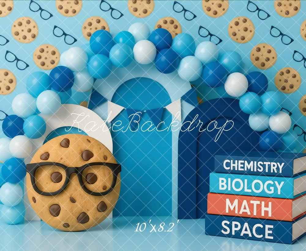 Kate Back to School Cookie Books Backdrop Designed by Mini MakeBelieve - Kate Backdrop AU