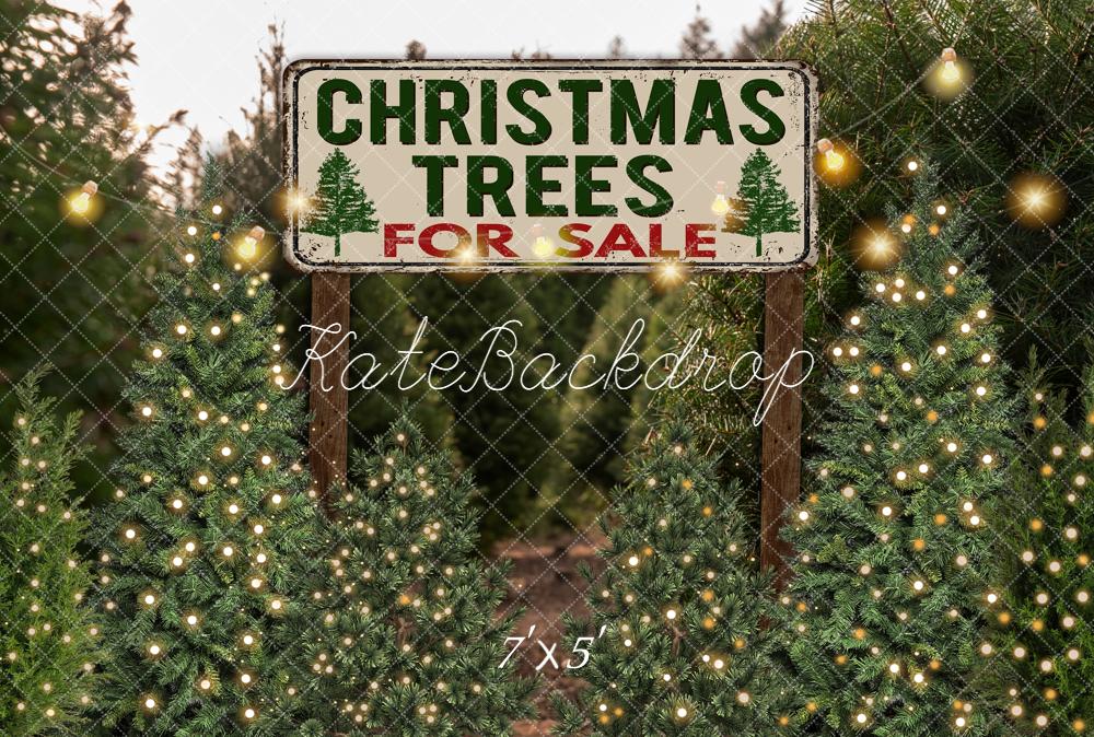 Kate Christmas Trees Lights Backdrop Designed by Emetselch