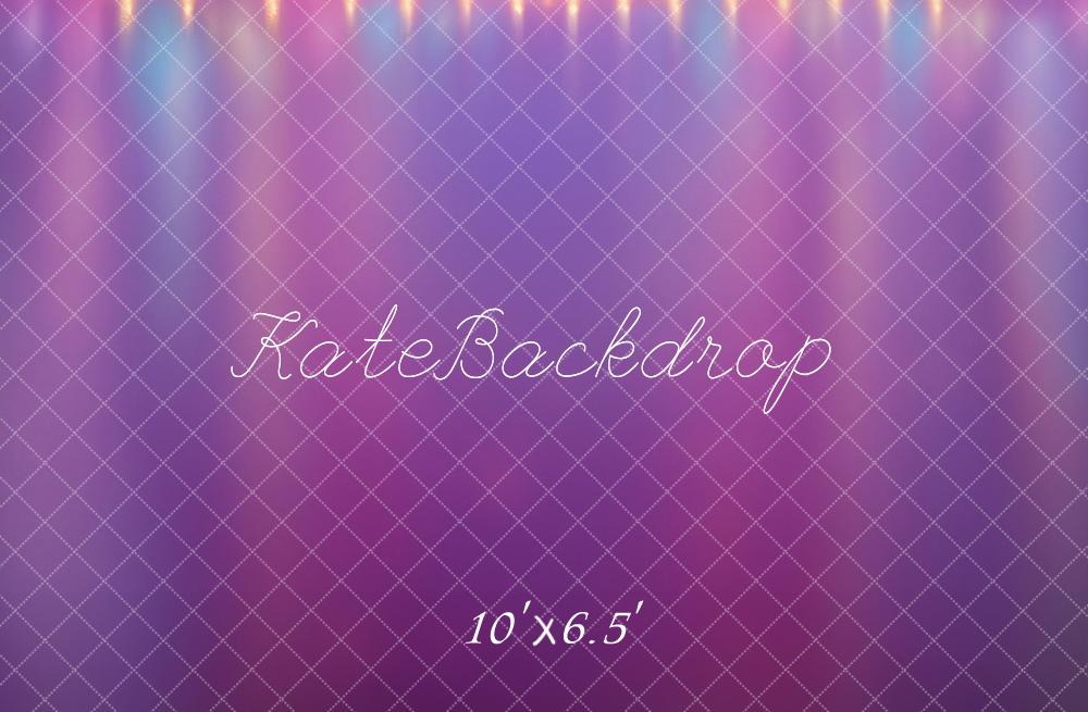 Kate Purple Abstract Lights Backdrop Designed by Ashley Paul
