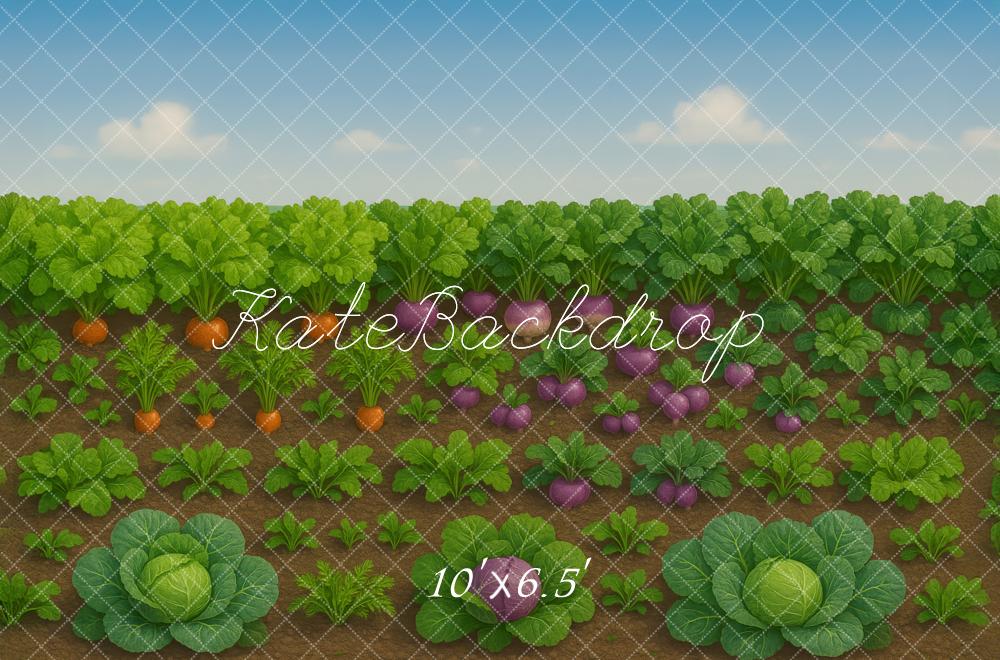 Kate Vegetable Garden Backdrop Designed by Megan Leigh - Kate Backdrop AU