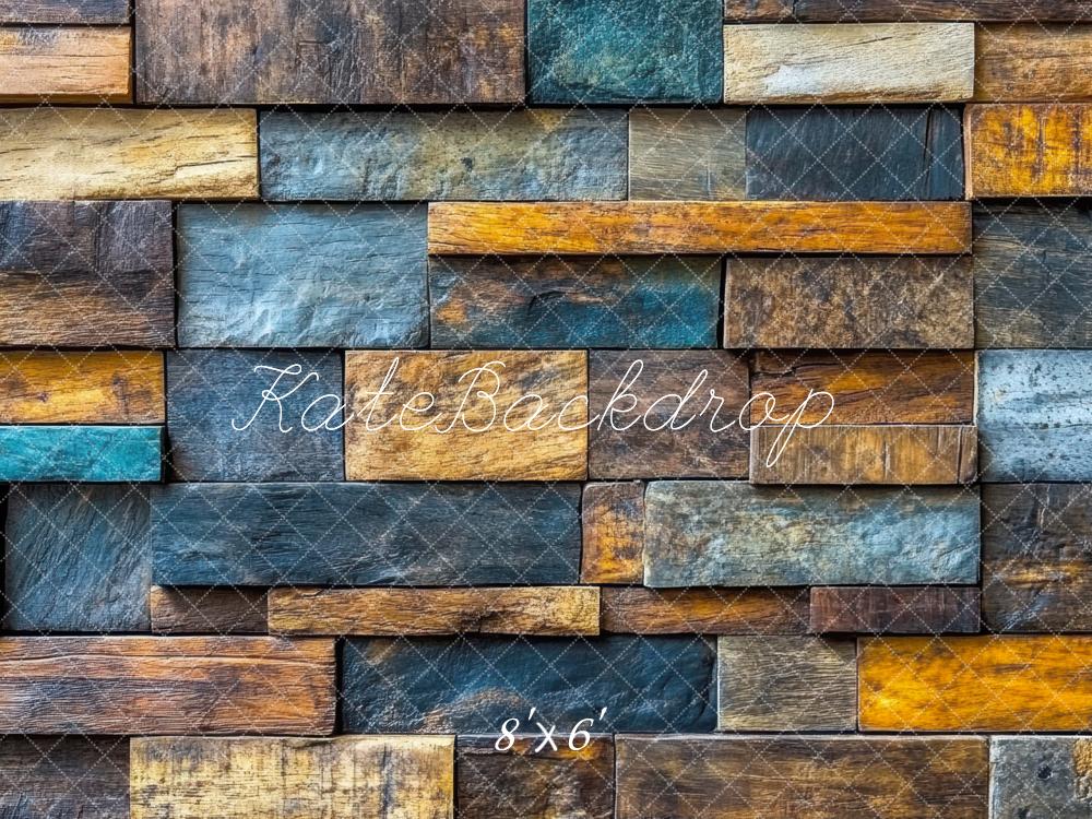 Kate Retro Wall Vintage Texture Backdrop Designed by Mini MakeBelieve