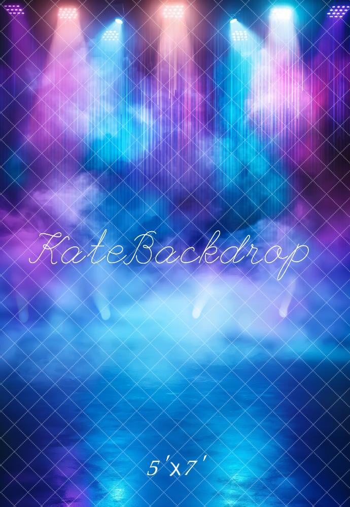 Kate Colourful Stage Lights Fog Backdrop Designed by Chain