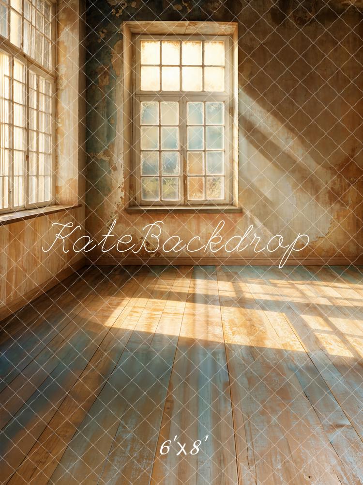 Kate Vintage Wall Window Sunlight Backdrop Designed by Emetselch