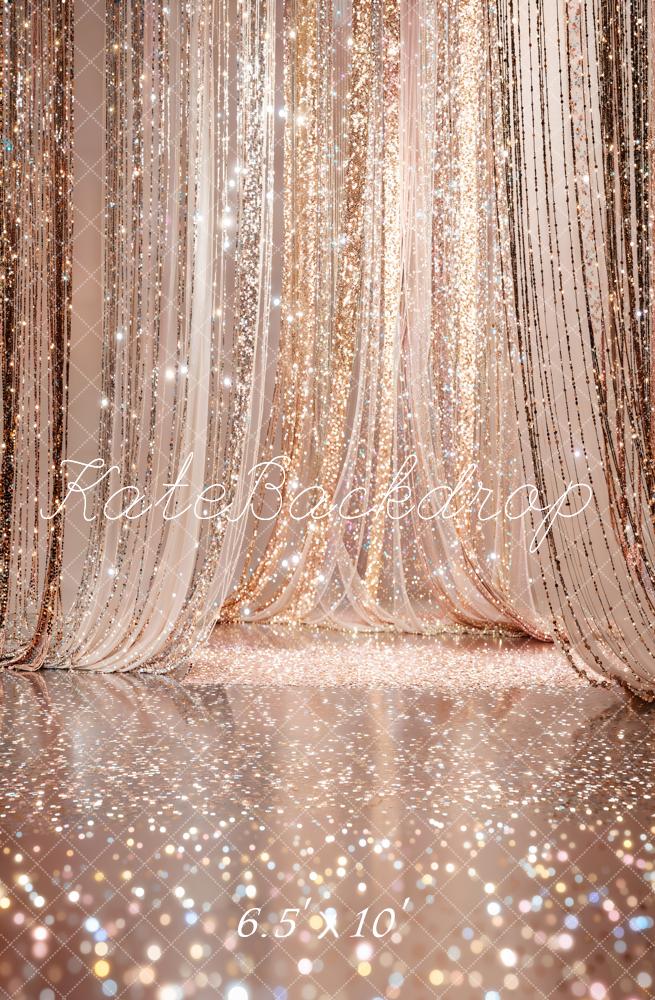 Kate Glitter Curtain Sparkle Floor Backdrop Designed by Chain