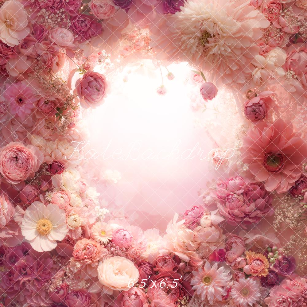 Kate Flower Arch Pink Flowers Backdrop Designed by Chain - Kate Backdrop AU