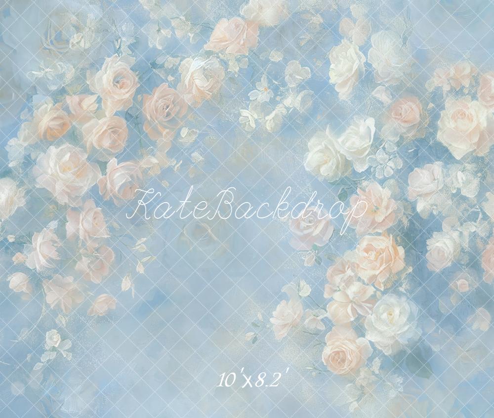 Kate Fine Art Blue Fleece Backdrop Designed by GQ