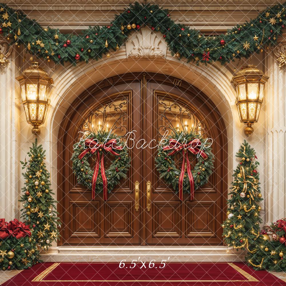 Kate Christmas Door Backdrop Designed by Chain