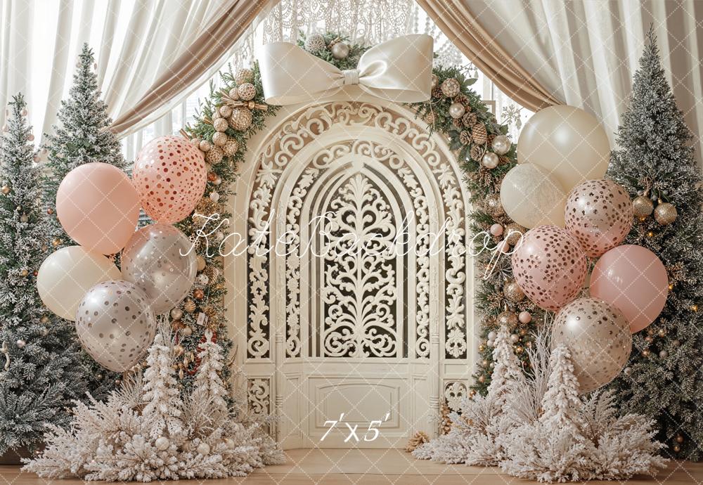 Kate Christmas Wedding Arch Backdrop Designed by Emetselch
